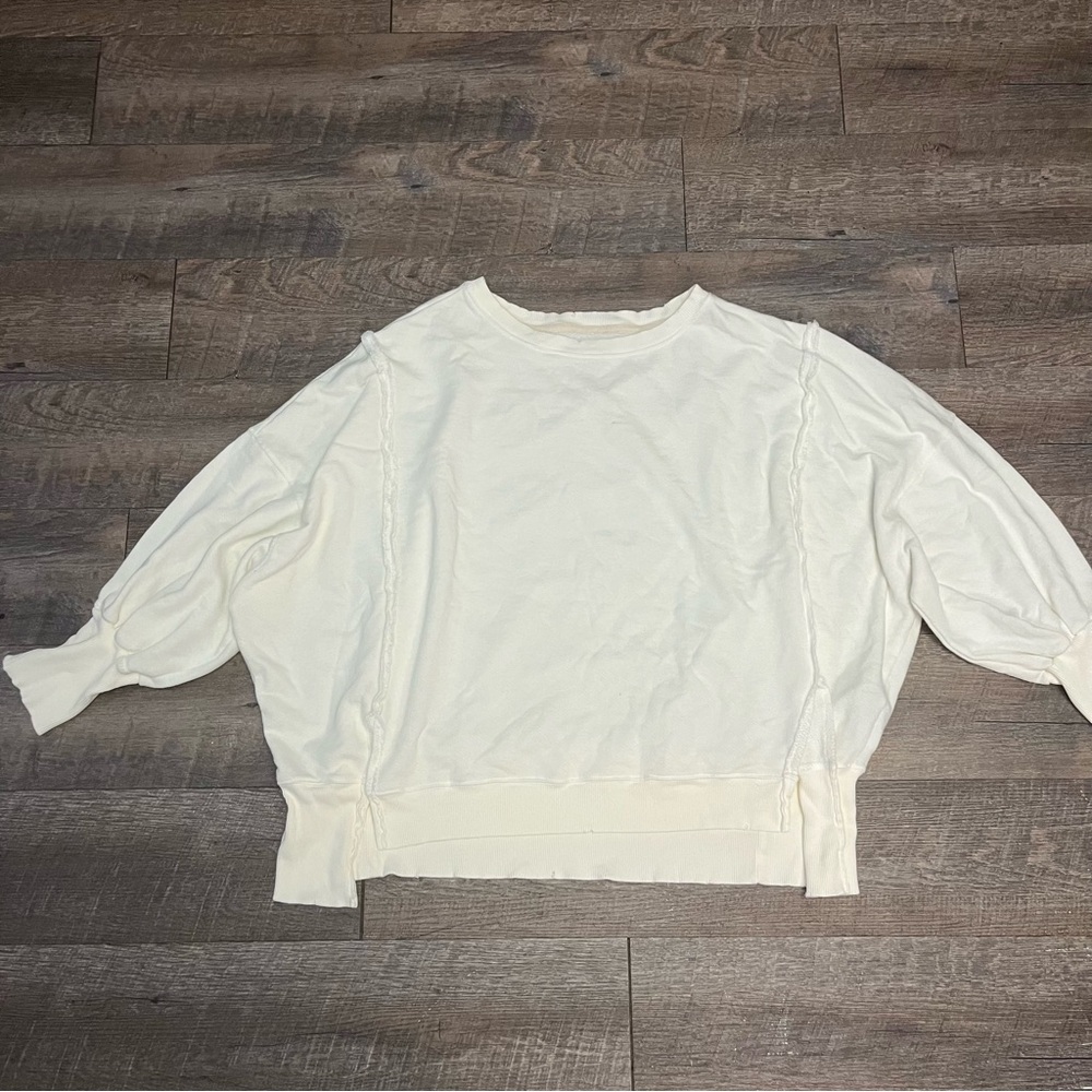 Free People Camden Sweatshirt Small Pullover Oversized